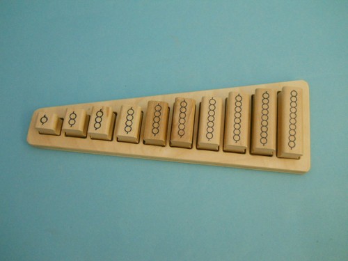 Montessori bead bar - bead, sistema