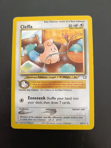 Cleffa 111 neo genesis rara - cleffa,