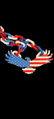 Catena bandiera americana - , a
