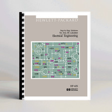 Manuale per Calcolatrice Hewlett Packard HP 42S: Ingegneria Elettrica