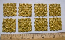 Otto ROSETTE DECORATIVE IN OTTONE bordo antico BAULE, CASSAPANCA, TAVOLO, SCATOLA, CORNICI