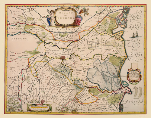 Mappa storica provincia - storica, di