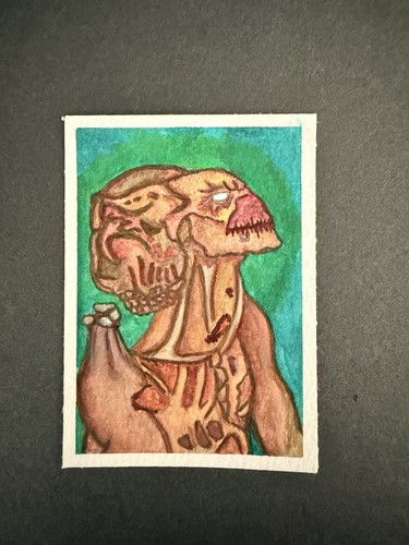 Aceo horror originale - aceo, in