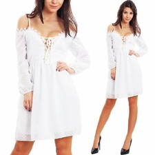 Vestito donna miniabito spalle