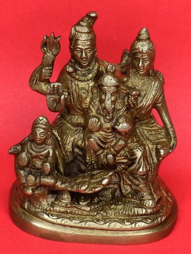 Statua scultura shiv parivar - scultura,