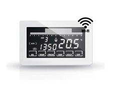 Fantini Cosmi CH193BWIFI Cronotermostato Settimanale Ultrapiatto e Touch (I1C)