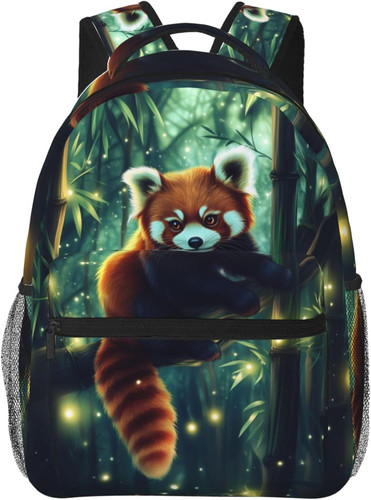 Zaino panda rosso - zaino,