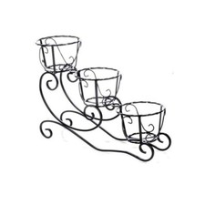 PORTAVASI FERRO BATTUTO SLITTA