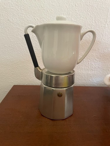 Caffettiera con bricco - con,