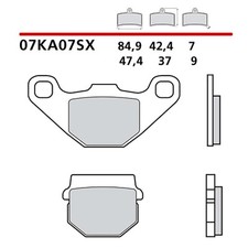 BREMBO KIT PASTIGLIE FRENO