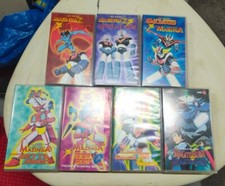 GO NAGAI lotto 7 VHS Mazinga Z