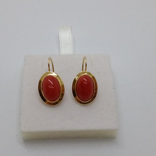 Orecchini bottone oro - a,