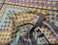 FOULARD scarf silk vintage '90s  MISSONI  made in Italy New rare