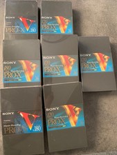 7 Cassette VHS Sony PRO-X nuove