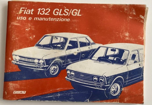 Fiat 132 gls libretto - libretto, uso