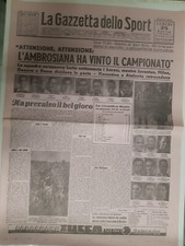 GAZZETTA DELLO SPORT 25-4-1938