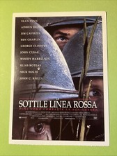 MINI LOCANDINA CIAK FILM COLLEZIONE LA SOTTILE LINEA ROSSA 