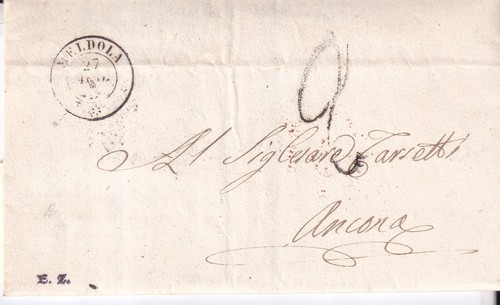 Piego lettera 1862 viaggiata - -,