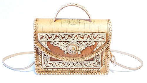 Borsa donna corteccia - in,
