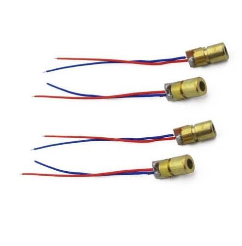 10pcs 650nm 6mm 5mw modulo - 650nm,