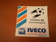 vecchio adesivo anni '80 FIAT IVECO 4X4 ESPANA 82 MONDIALI CALCIO - ESPANA 82