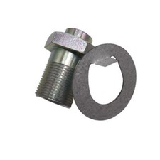 Kit vite e piastrina per puleggia albero motore auto Fiat 500 F LR N D d'epoca