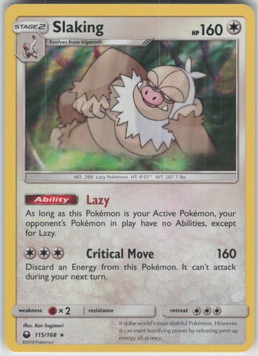 Slaking holo rara - holo, sm