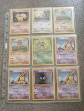 Lotto 9 carte Pokémon Prima Edizione ITA Set Base 