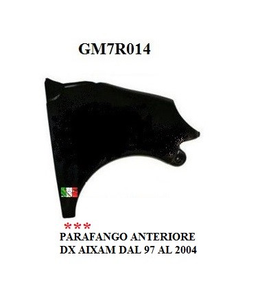Parafango anteriore destro - anteriore,