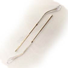 ASTE DI RICAMBIO RAY BAN RB 3447 ROUND METAL 001 145 REPLACEMENT TEMPLES GOLD