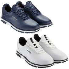 Scarpe da golf Stuburt impermeabili da uomo Evolve classiche ibride senza punte in pelle allacciate