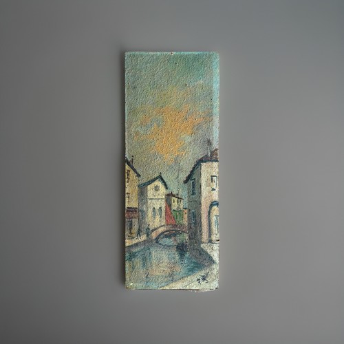 Paesaggio con case - con, case”