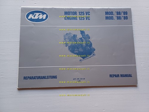Ktm 125 1988 manuale - ktm, vc
