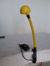 LAMPADA DA TAVOLO  BRACCIO SNODABILE  CON MORSETTO ANNI '70 VINTAGE