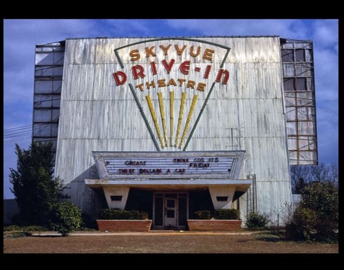 Foto vintage skyvue drive - foto,
