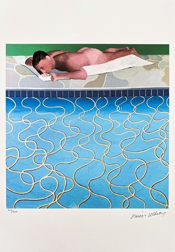 David hockney bagnante - il,