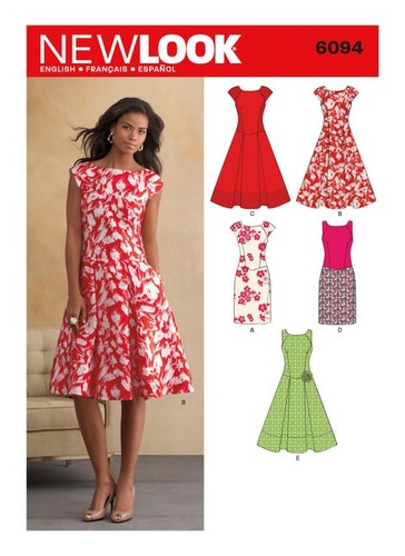 New look 6094 abiti miss - 6094, miss'