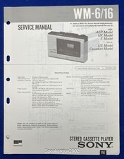 Walkman originale Sony WM-6/16