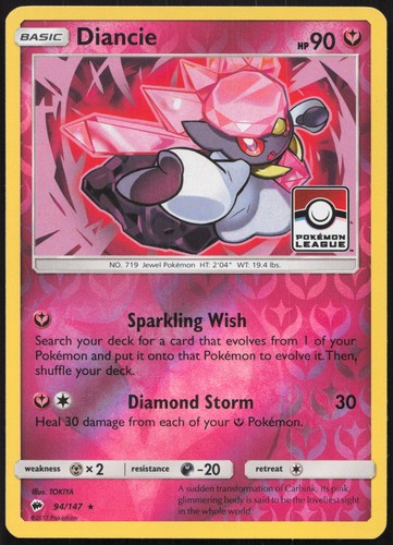 Carte pokémon diancie - diancie, stamp