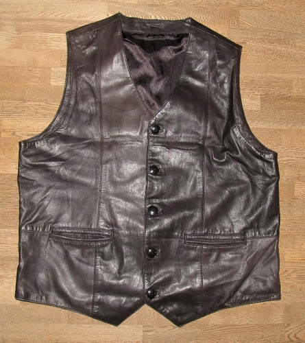 Gilet uomo pelle - gilet, in