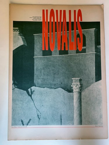 Novalis 1987 rara rivista - novalis,