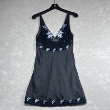 VTG La Perla Nightgown 4 Black