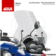 CUPOLINO PARABREZZA PARAVENTO TRASPARENTE CON ATTACCHI BMW R 1200 GS 2004 - 2012