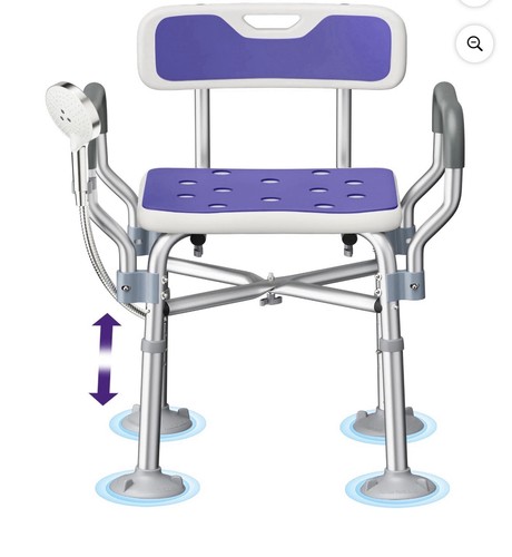 Sedia doccia resistente con