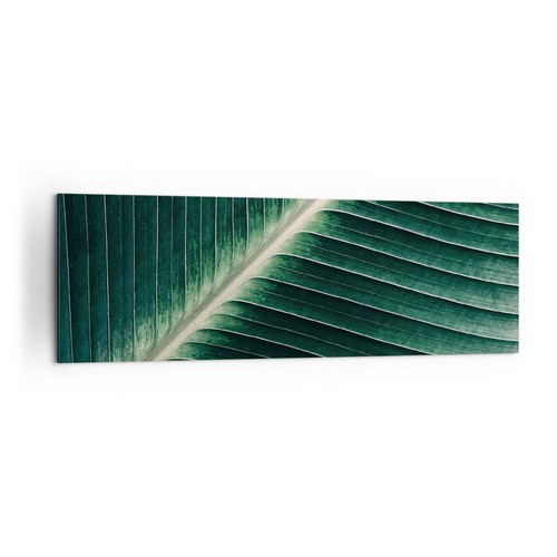 Quadro tela 160x50cm verde - tela,