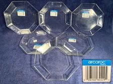 Lotto 6 piatti insalata VETRO