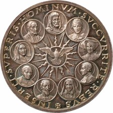 Medaglia argento papa - medaglia,