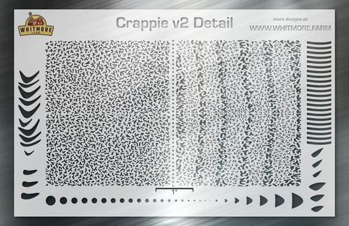 Stencil aerografo crappie - stencil,