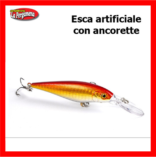 Esca artificiale popper minnow - esca,