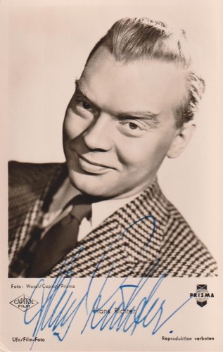 Hans richter autografo - hans,
